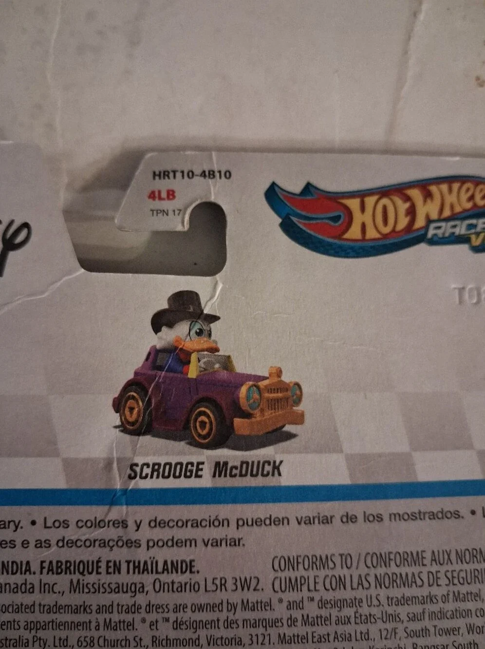 NEW 2024 Hot Wheels Racer Verse SCROOGE MCDUCK Disney